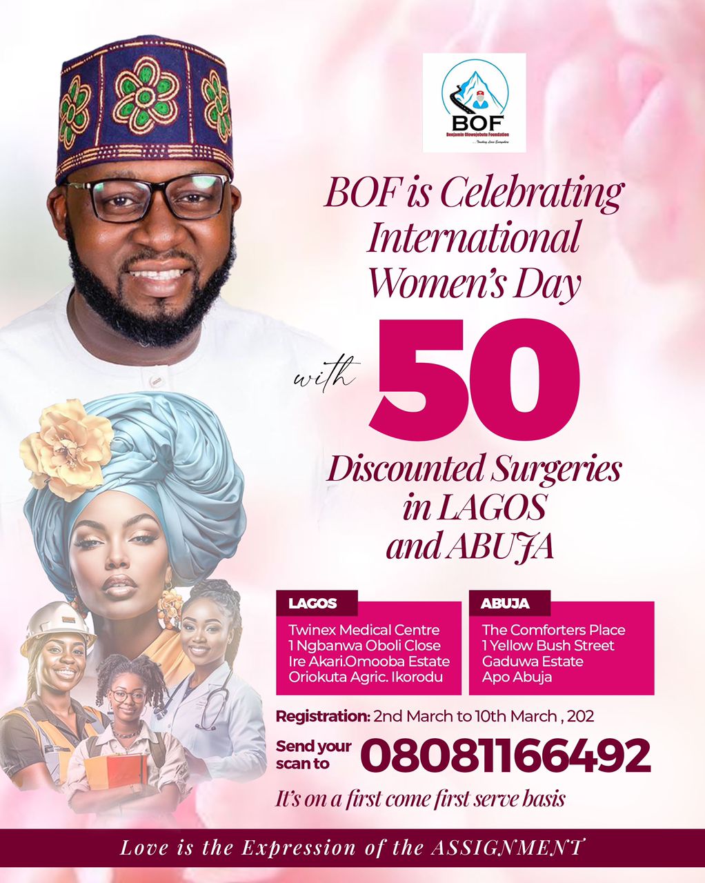 BOF Celebrates International Women’s Day with 50 Discounted Surgeries in Lagos and Abuja